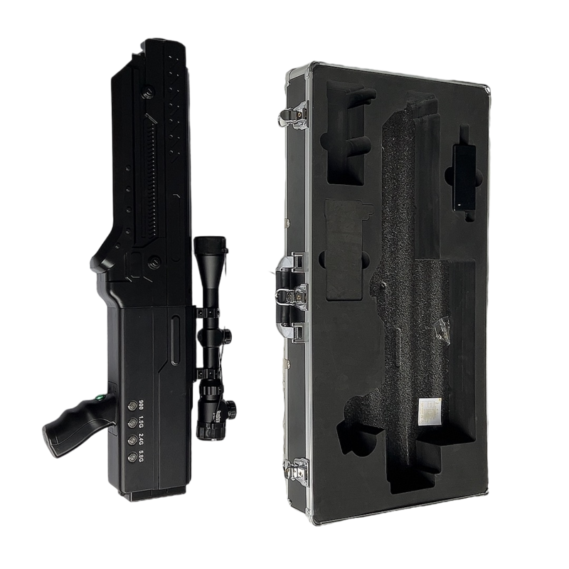  鹿寨手持便携式枪型低空防御反制四通道A型