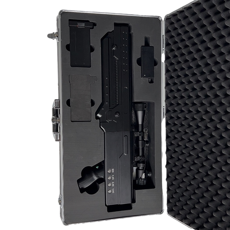  鹿寨手持便携式枪型低空防御反制四通道B型